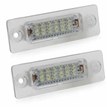 

LED License Plate Light 18-SMD Number For Golf Plus MK5 Passat Rear Replacement
