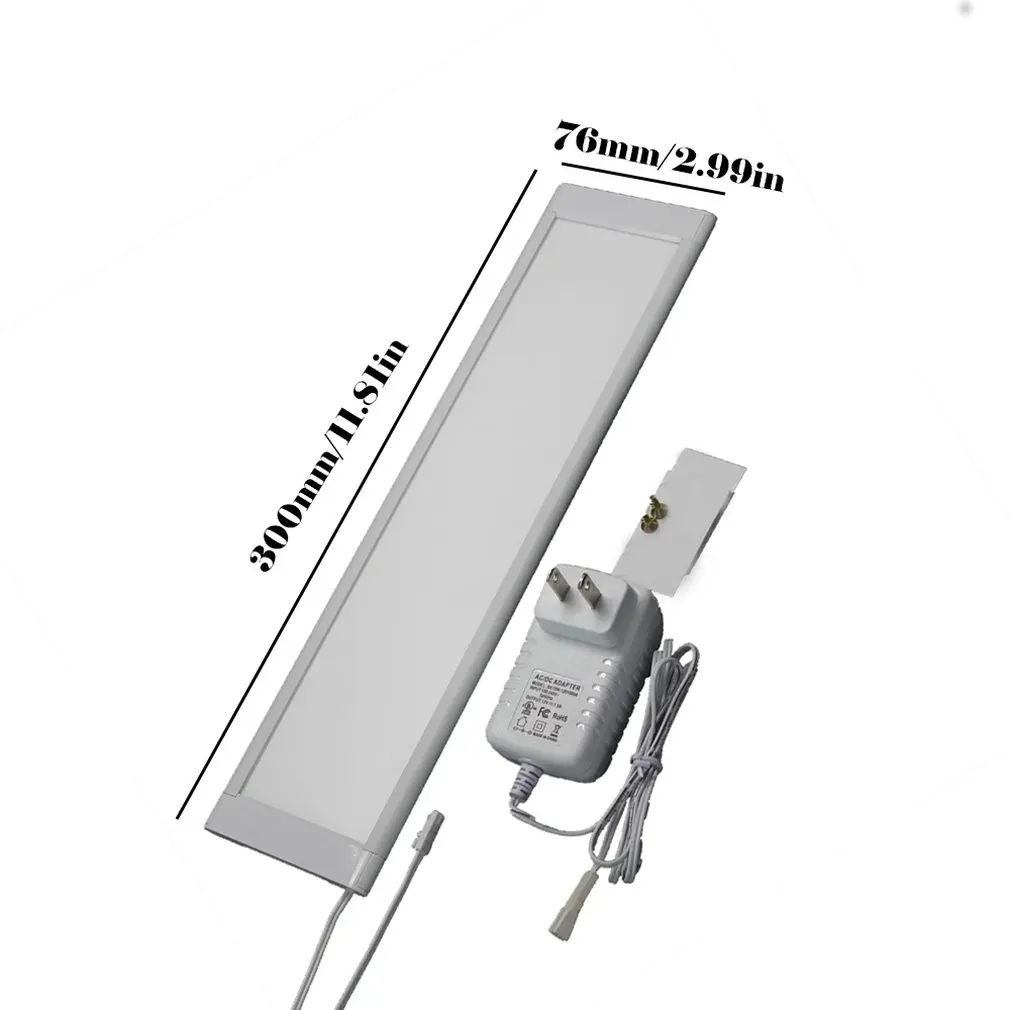 Under Cabinet Led Lighting Kit Kitchen Cupboard Led Light With Touch Dimmer Switch Dimming Switch White Shell Cabinet Light