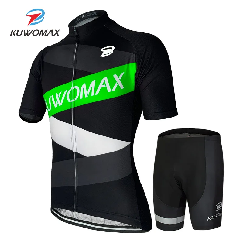 KUWOMAX велосипедная майка, летний комплект с коротким рукавом для велоспорта, одежда для велоспорта, одежда для велоспорта, спортивные шорты, новинка - Цвет: AK-TZ-01902