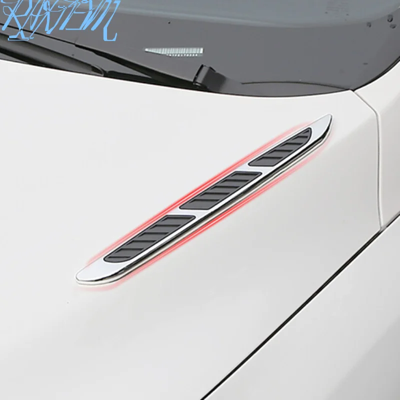 Украшение капота автомобиля shark gills Air наклейка на розетку для Kia Rio K2 K3 K4 K5 KX3 KX5 Cerato