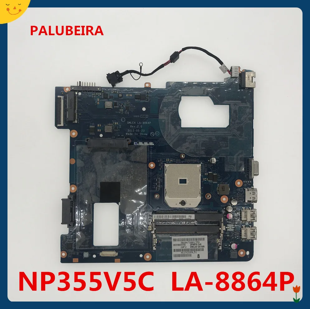 Для samsung NP365E5C NP355V5C 355V4C 355V4X материнская плата QMLE4 LA-8864P тестирование Хорошее