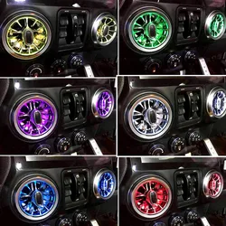 SDAO – couvercle de climatiseur pour Jeep Wrangler JK JKU 2011 – 2017, lumière ambiante 32 couleurs 
