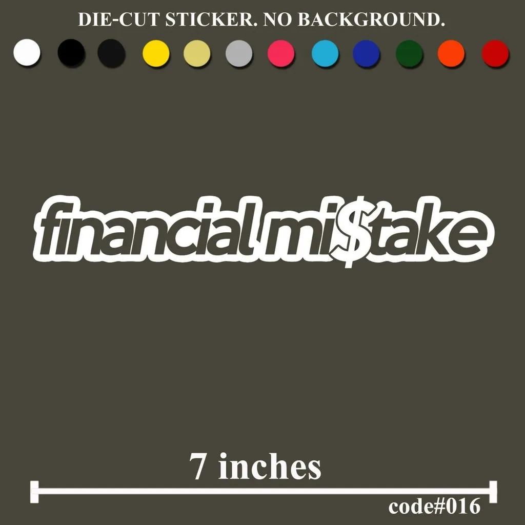 Виниловая наклейка с ошибками забавная Наклейка на окно JDM Racing 17 5 см | Автомобили