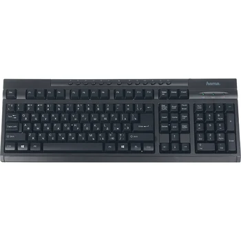 

Keyboard Hama AK-220 black/black USB Multimedia