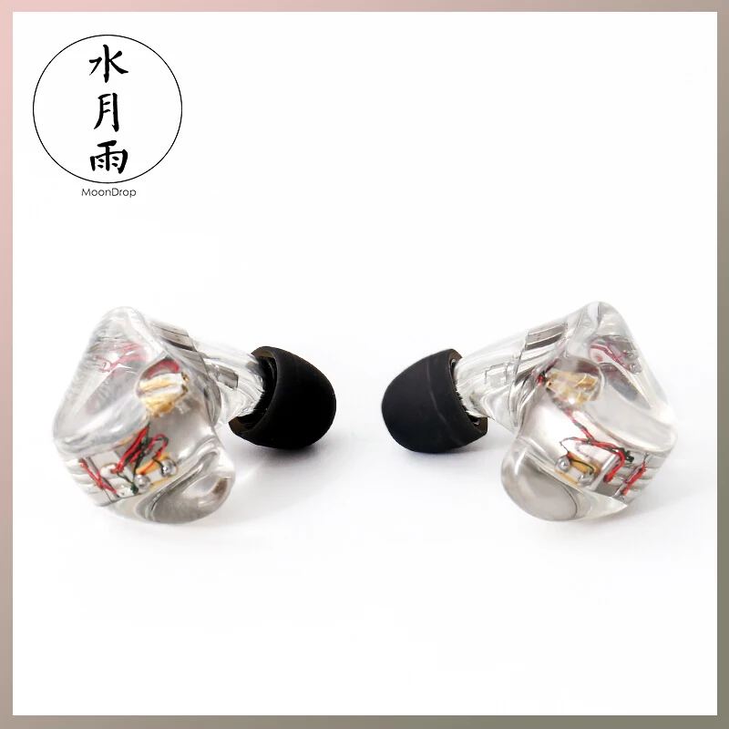 

Moondrop A8 8 Balanced Armature 16 Drivers Earphone Stage Monitor Hifi In-ear Earphones Transparent