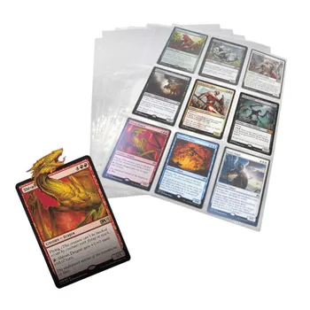 

1/10/20pcs 9 Pockets Trading Gaming Card Sleeves Storage Wallets Album Pages Collection Coin Holders Wallets Sleeves Set