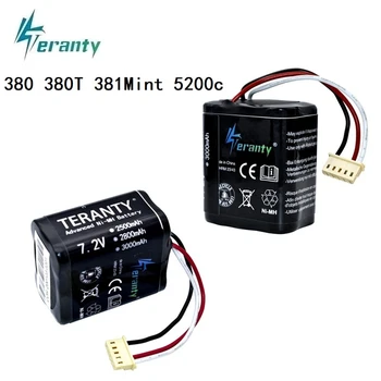 

TERANTY POWER 2.5Ah/2500mAh 7.2V Battery for iRobot Roomba Braava 380 380T Mint 5200c Ni-MH 7.2 v 2500 mAh Rechargeable battery