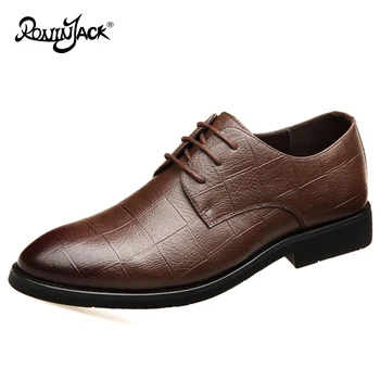 

Fashion Business Dress Men Shoes New Classic Genuine Leather Lace-Up Men's Suits Shoes Fashion Slip On Dress Shoes Men Oxfords