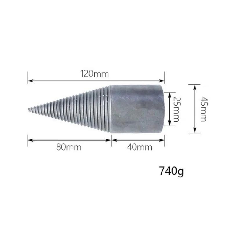 1 шт. деревообрабатывающий дрова сверлильный станок по дереву конусный расширитель удар драйвер сверло Разделение инструмент для бурения по 45/38 мм