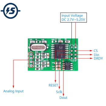 

ADC Module AD Converter Analog to Digital Signal Convert Module DC 5V 3.3V AD7705 16Bit