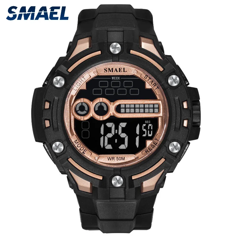 

SMAEL 1526 Men Watches Military Sports Watches Fashion Casual LED Digital Watch Chronograph Male Waterproof clock Relogio