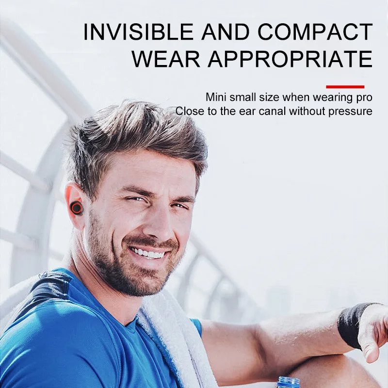 TWS M2 Bluetooth Headphones 5 0 Wireless Earbud Sports Earphone with Mic for Iphone Xiaomi Samsung Huawei Support IOS Andriond
