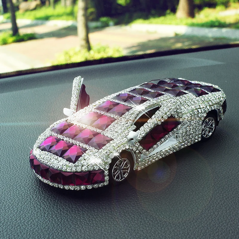 Роскошное украшение для интерьера автомобиля с кристаллами стойка парфюма