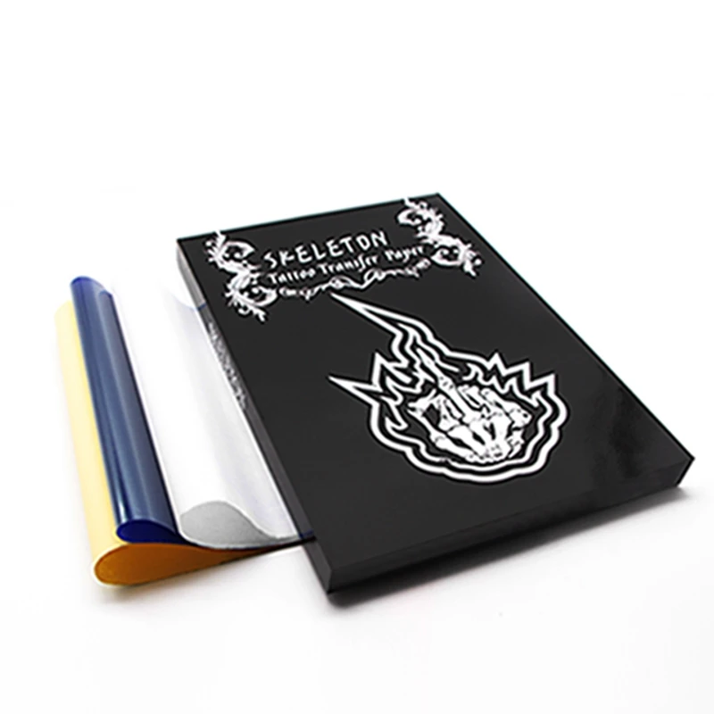 FreeShipping A4 Size Skeleton ATSUI Tattoo Stencil Transfer Paper Work