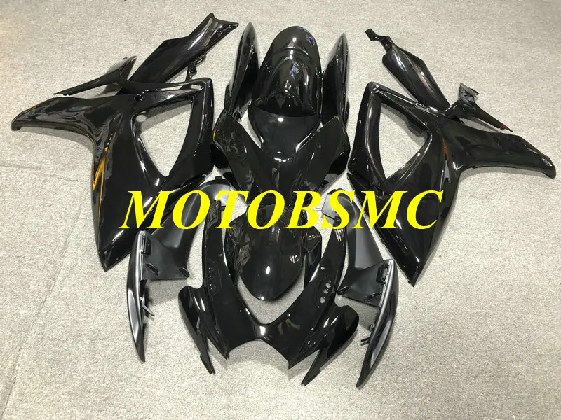 Комплект обтекателей под давлением для GSXR600 750 K6 06 07 GSXR 600 GSXR750 2006 2007 _ черный