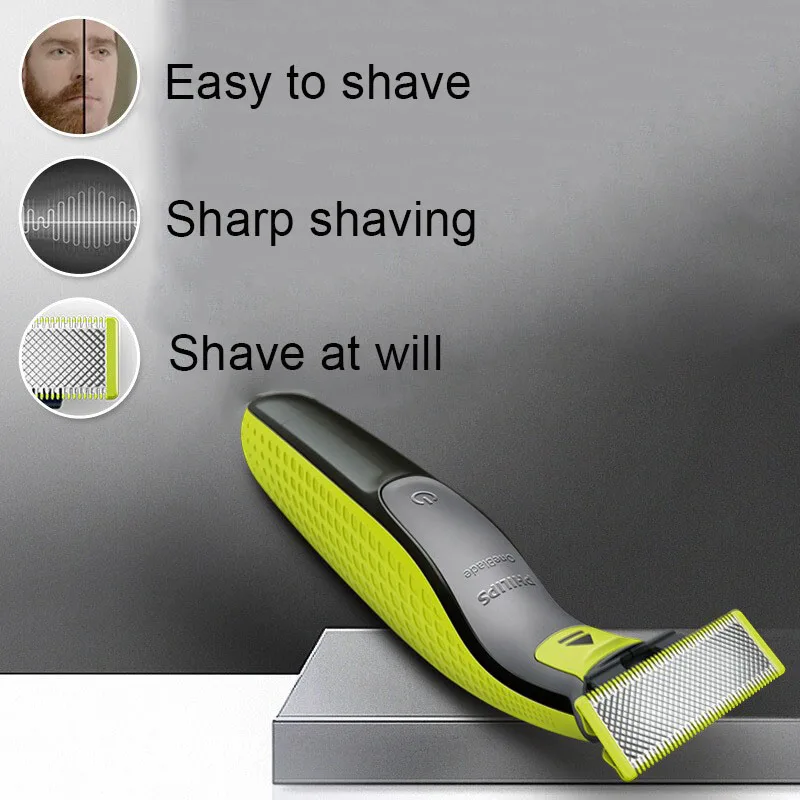 Philips QP2520 OneBlade электробритва Перезаряжаемые с никель-металл-гидридного Батарея половина электрическая машинка для стрижки и половина электробритва для Для мужчин