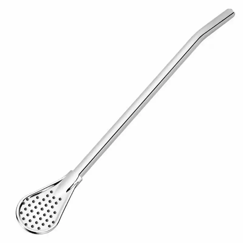 Drinking Straws Tea Filter Straw Accessories Washable Drinking Straw Filter Handmade Yerba Mate Stainless Steel Tea Bombilla Gourd Practical Drinks Tools Bar Accessories