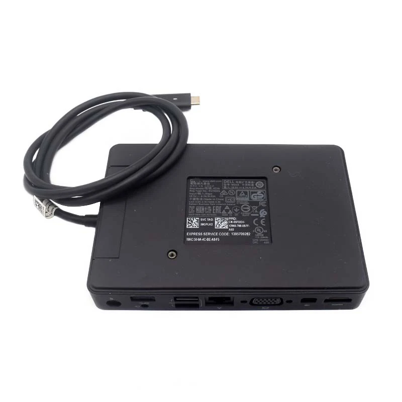 For Dell K17a 05fddv Wd15 Usb 3 0 Docking Station K17a001 19 5v 6 7 9 23a Used Aliexpress