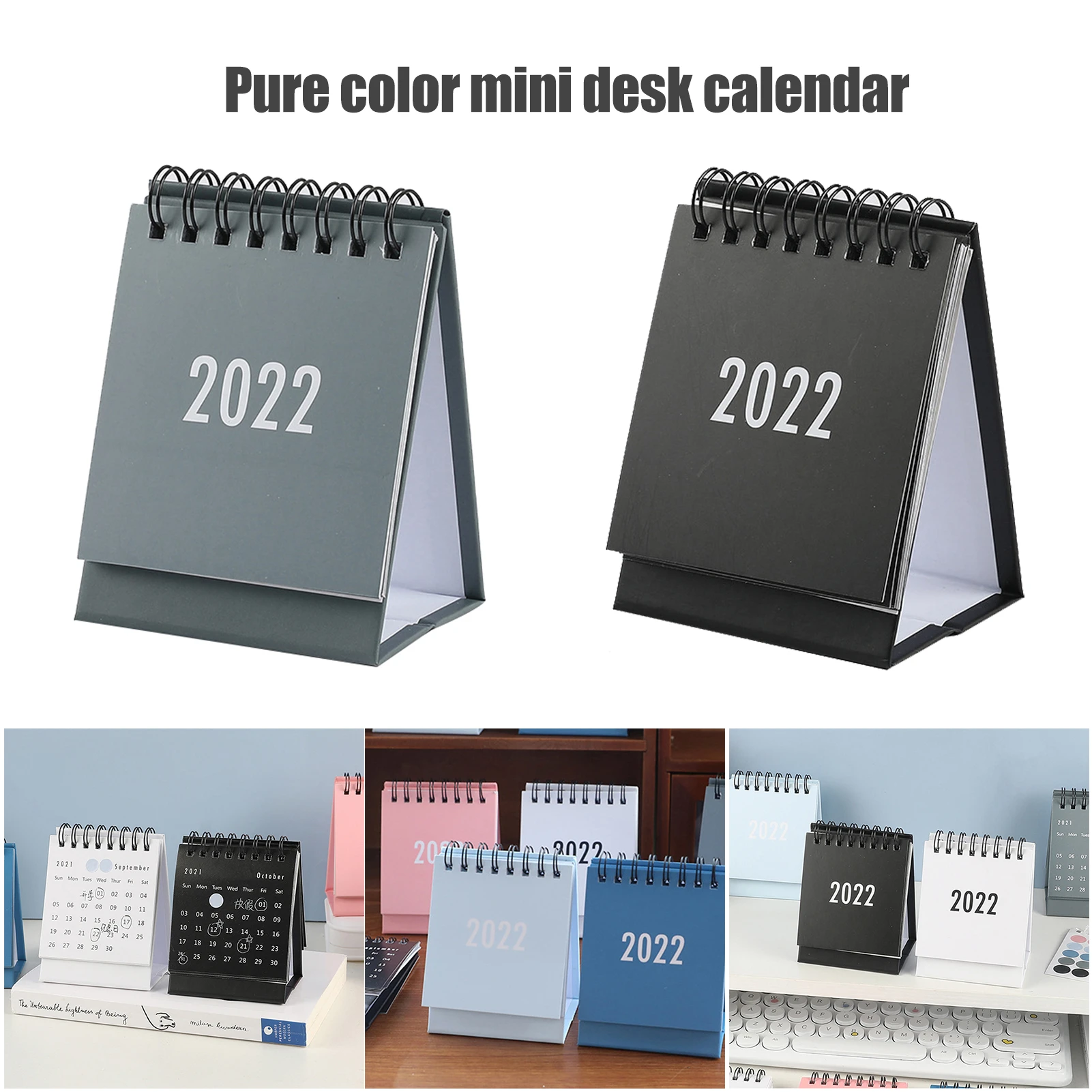 2022 Mini Coil Desk Calendar Portable Schedule Simple Desktop Ornament For Home Living Room Office Pr Sale|Safety & Survival| - Aliexpress