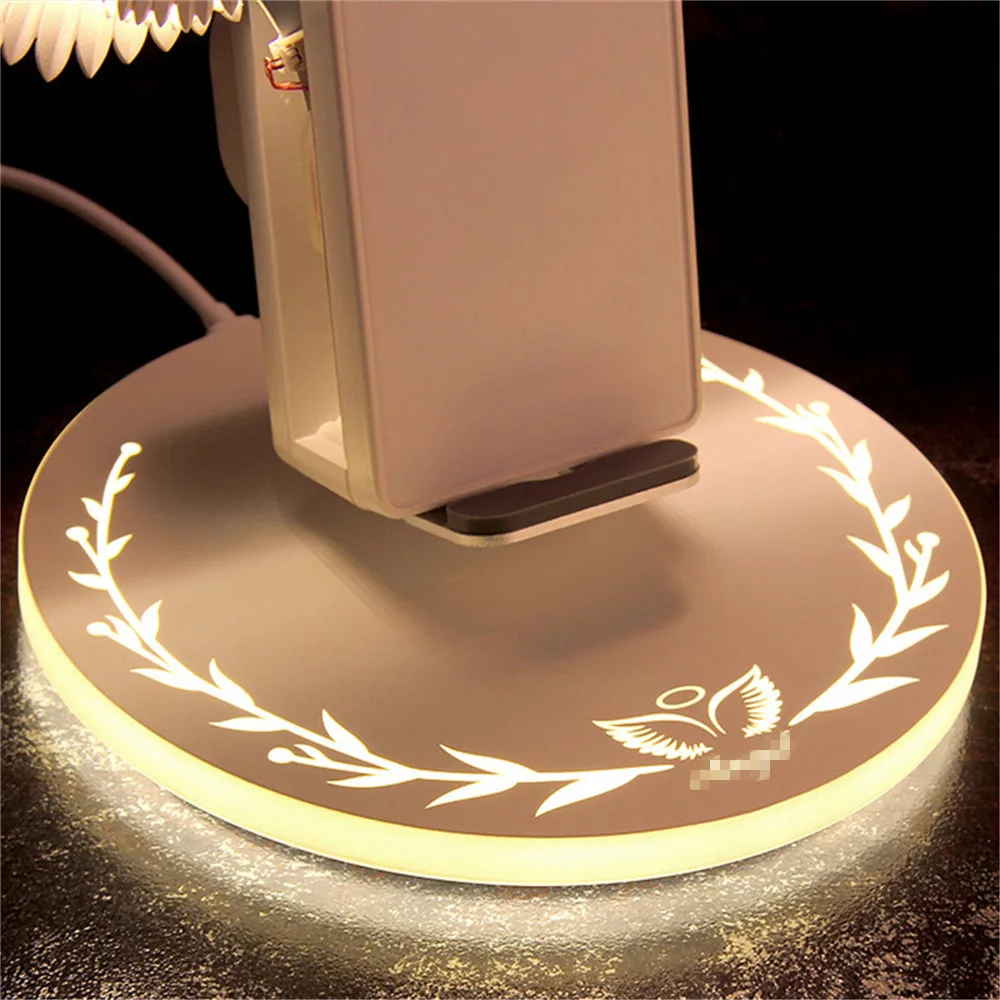 10W Wireless Charging Dock Cradle Fast Charger for iPhone&Android For Samsung For HUAWEI Smartphone Wireless Charging Stand