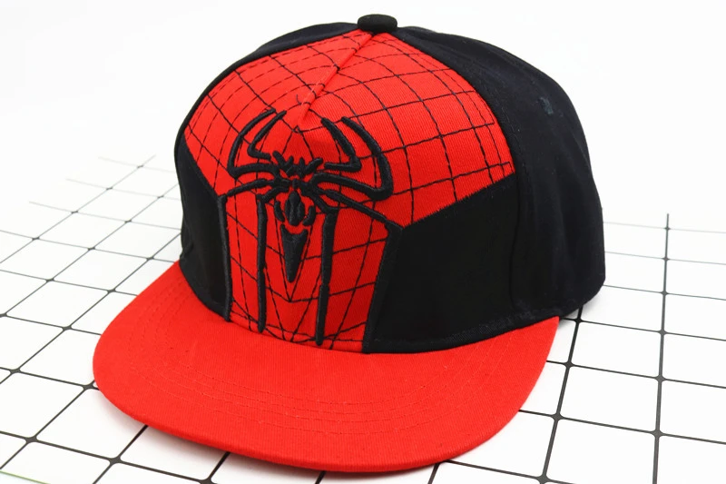 Шапки для маленьких мальчиков и девочек, SPIDER-MAN детская бейсбольная кепка с героями мультфильмов, шапка в стиле хип-хоп с вышивкой для мальчиков и девочек, детская бейсболка