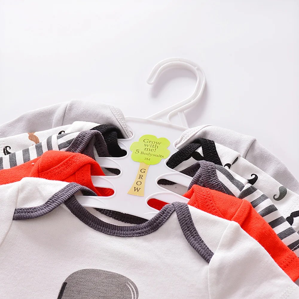 5 шт. комбинезоны для новорожденных детские детская одежда хлопковый комбинезон