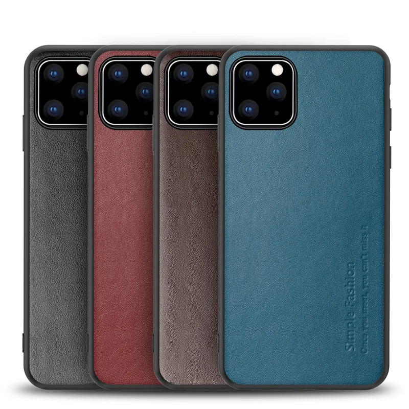 Противоударный кожаный чехол для iPhone 11, чехол, роскошная задняя крышка из воловьей кожи, ТПУ чехол для iPhone 11 Pro Max Funda 11 Pro Capa 11 Hoesje