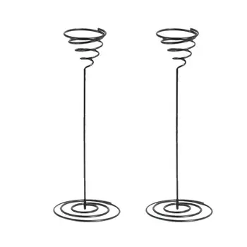 

2pcs Durable Lightweight Iron Art Practical Reusable Plant Pot Air Pineapple Base Office Home Greeen House