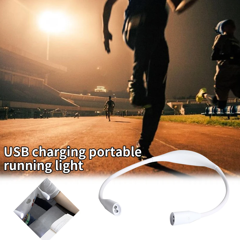 USB Перезаряжаемый Крытый Открытый ходьба Портативный Гибкий Кемпинг Сад Led Hands Free ультра яркий шейный светильник для чтения в ночное время