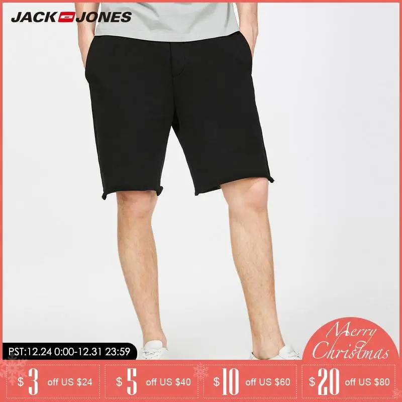 JackJones Весна Лето Новые мужские свободные повседневные короткие брюки | 2181SH503