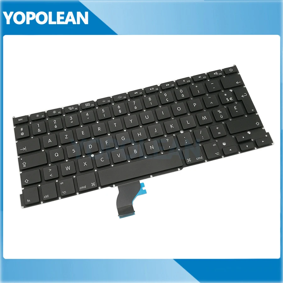 5 шт./лот новая AZERTY Французская клавиатура для Macbook Pro Retina 13 &quotA1502 2013 20014