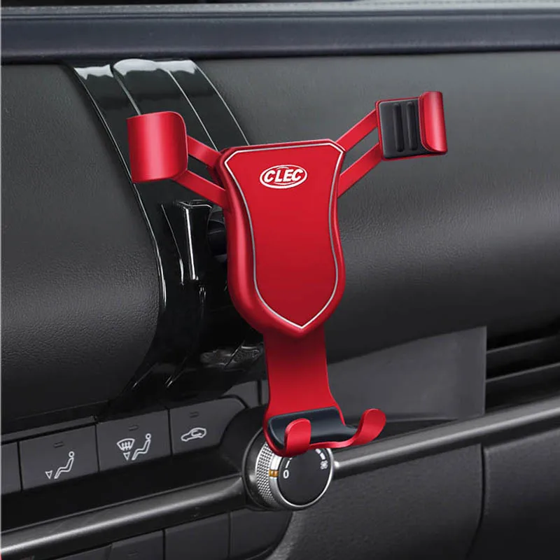 

Car Aluminium Alloy Mobile Phone Navigation Bracket Center Console Dashboard Decoration for Mazda CX30 CX-30 2022 2020 2021