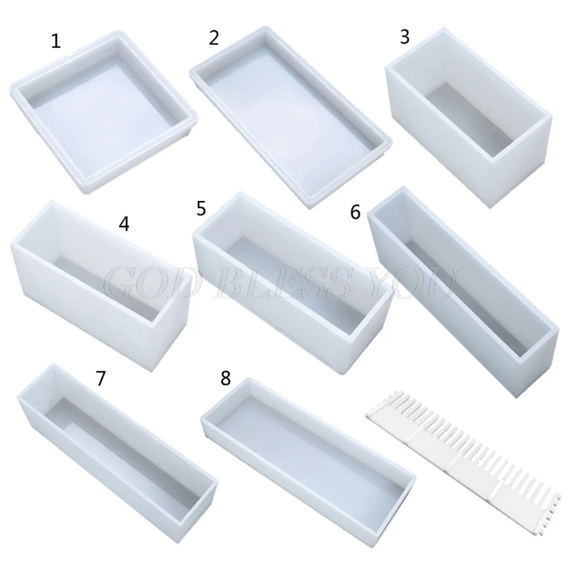 10 X 10 X 3 Clear Silicone Block Mold / Deep Silicone Mold / Resin / Soap  Loaf Mould / Concrete 