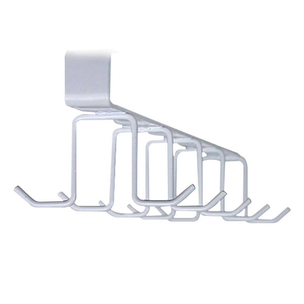Household Double Row Bathroom Towel Holder Office Multi Use Hanger Hook Storage Closet Organizer Kitchen No Trace Drill-free