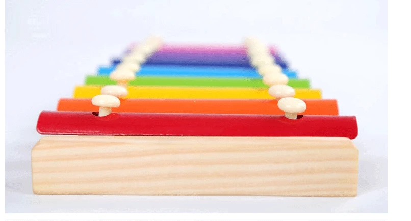 Дети деревянные октавы перкуссия детская головоломка игрушки от 1 до 3 лет раннего обучения Музыкальные инструменты Маленькая деревянная перкуссия