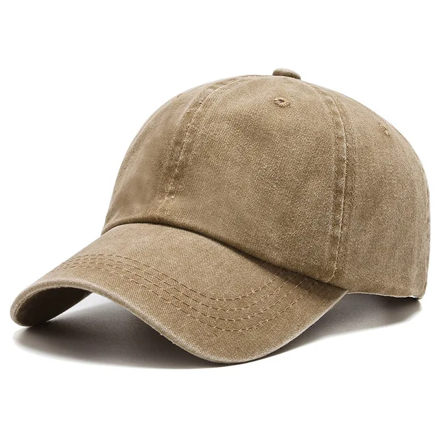 Women Men Cotton Solid Baseball Cap 
