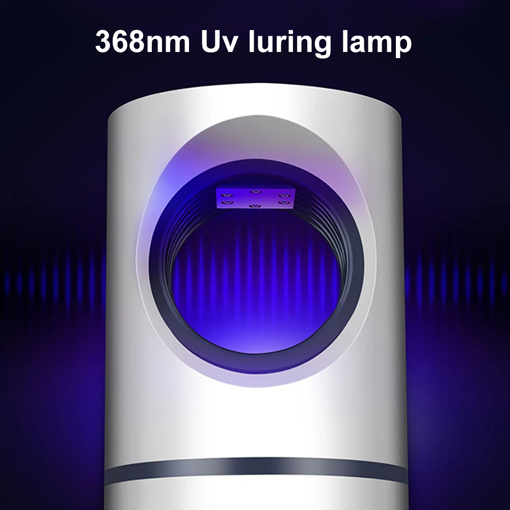 Цилиндр с питанием от USB 380mn УФ заманчивый светодиодный ловушка лампа убийца насекомых-комаров свет