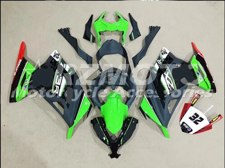 ABS мотоцикл обтекатель для kawasaki Ninja 300 2013 ниндзя инъекции кузова все виды цветов No.473QQ