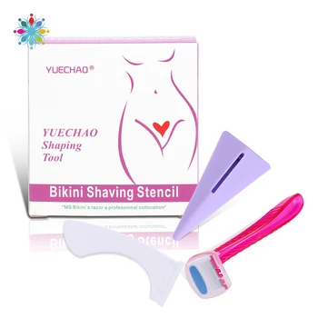 

Women Bikini Dedicated Privates Shaving Stencil Female Pubic Hair Razor Hair Shaping Tool Summer Bikini Tool