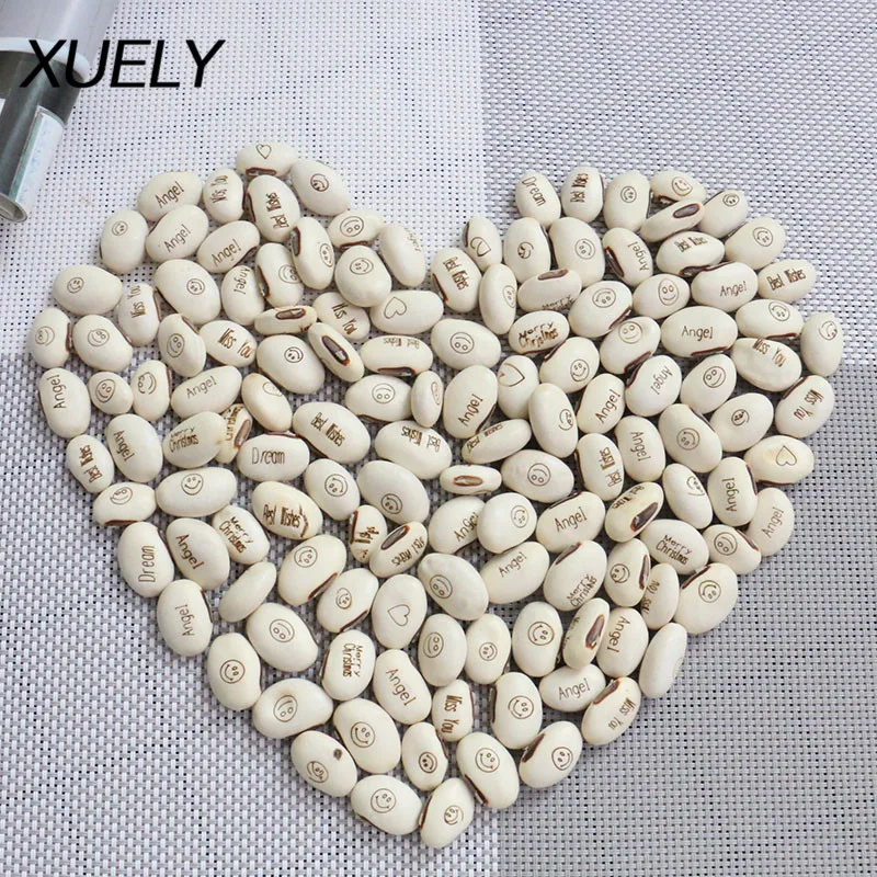 

20PCS Magic Growing Message Beans Bonsais Magic Bean English Magic Bean Potted Green Office Home Decor for Flower Pot Planter