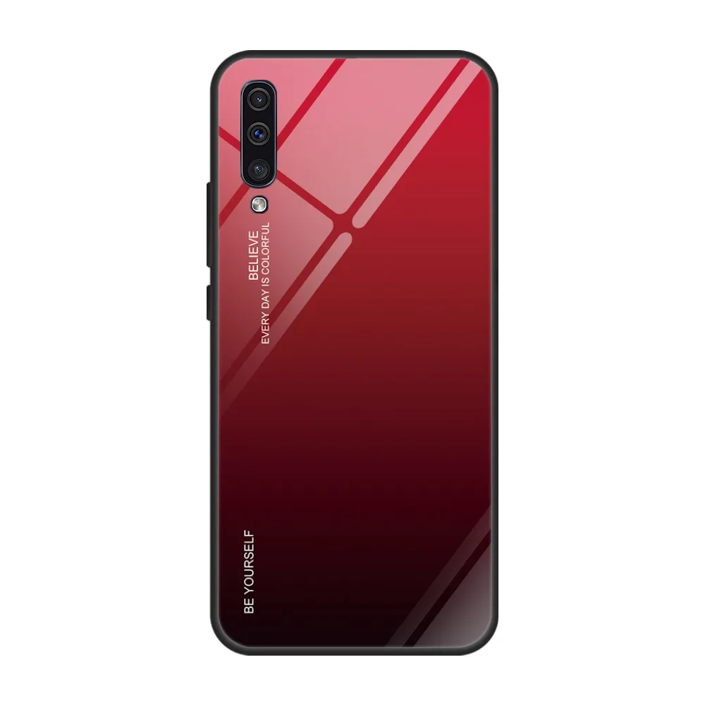 05 Градиент Стекло чехол для samsung A30S A50S A30 A50 S A 30S 50 S A 30 50 S чехол защитной оболочки A10 A20 A70 A50 A60 A40 A20e чехол - Цвет: 05