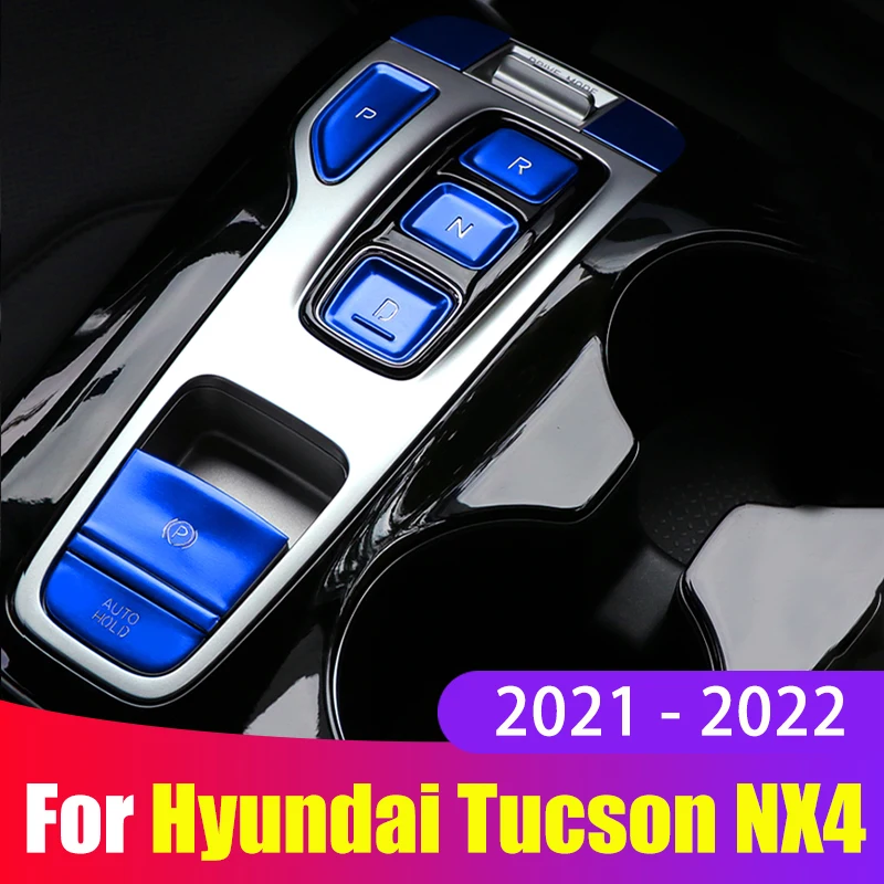 

Автомобильный Стайлинг для Hyundai Tucson NX4 2021 2022 консоль Gear рукоятка переключения P декоративная крышка-наклейка аксессуары для интерьера