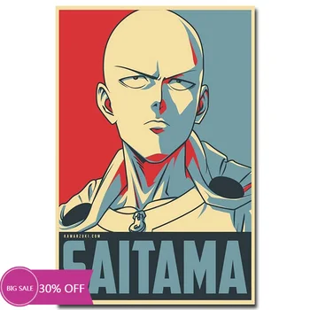 

Christmas Decoration Canvas Painting Anime Posters One Punch Superman Wall Art Picture Cuadros Decorativos Home Decor