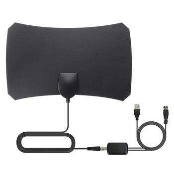 

Indoor Digital TV Antenna 980 Miles Range Booster Full HD 1080P HDTV Signal Amplifier Receiver For Home TV Receivers