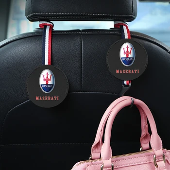 

Car Hook Seat Hook Back Seat Headrest Hanger Storage Hooks for Maserati Quattroporte Ghibli GranTurismo Gran Cabrio Levante
