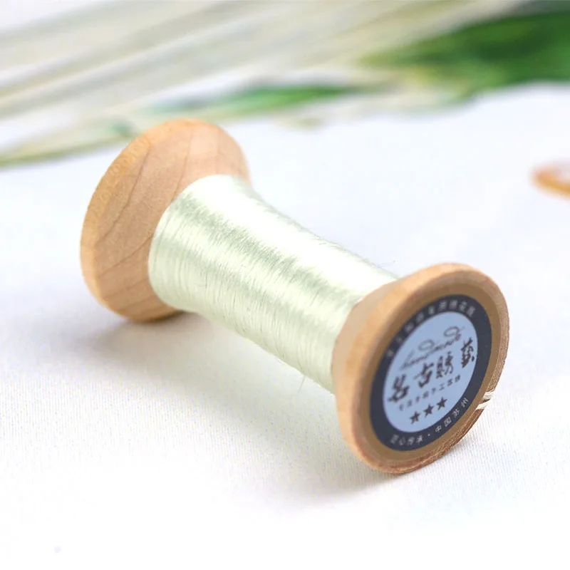 1 Embroidery thread/hand-embroidered thread/embroidery spool/fresh green /20 m each spool - Цвет: 1