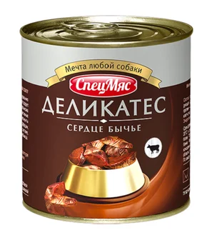 

ZOOGURMAN ZOOGURMAN SPETSMYAS delicacies for adult dogs with bovine heart 250g