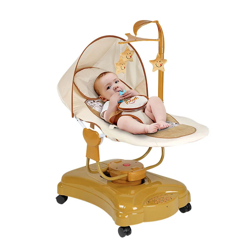 

846 Infant Electric Rocking Chair Pacify Chair Baby Coax Baby Useful Product to Sleep Bassinet Children Automatic Smart