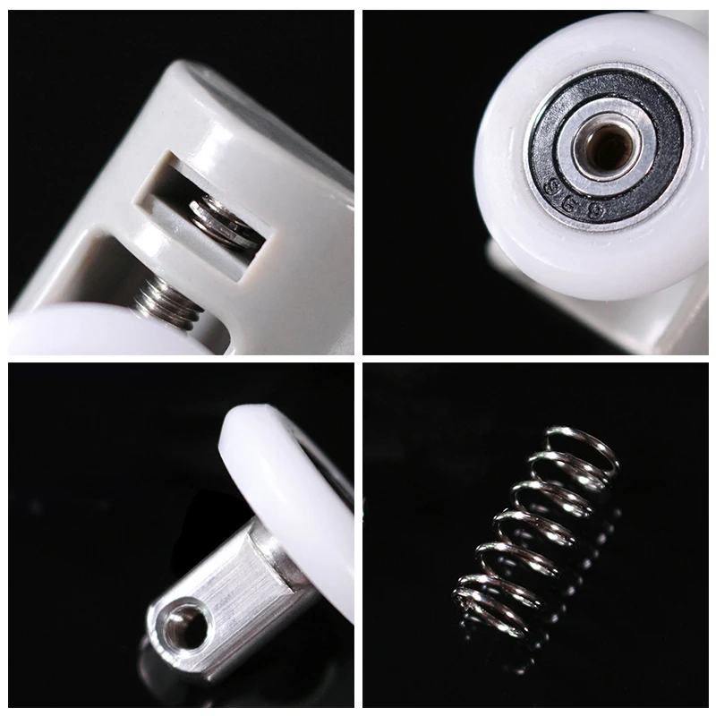Wheels Door Roller ABS+ Stainless Steel Rust-proof Home Supplies Hardware