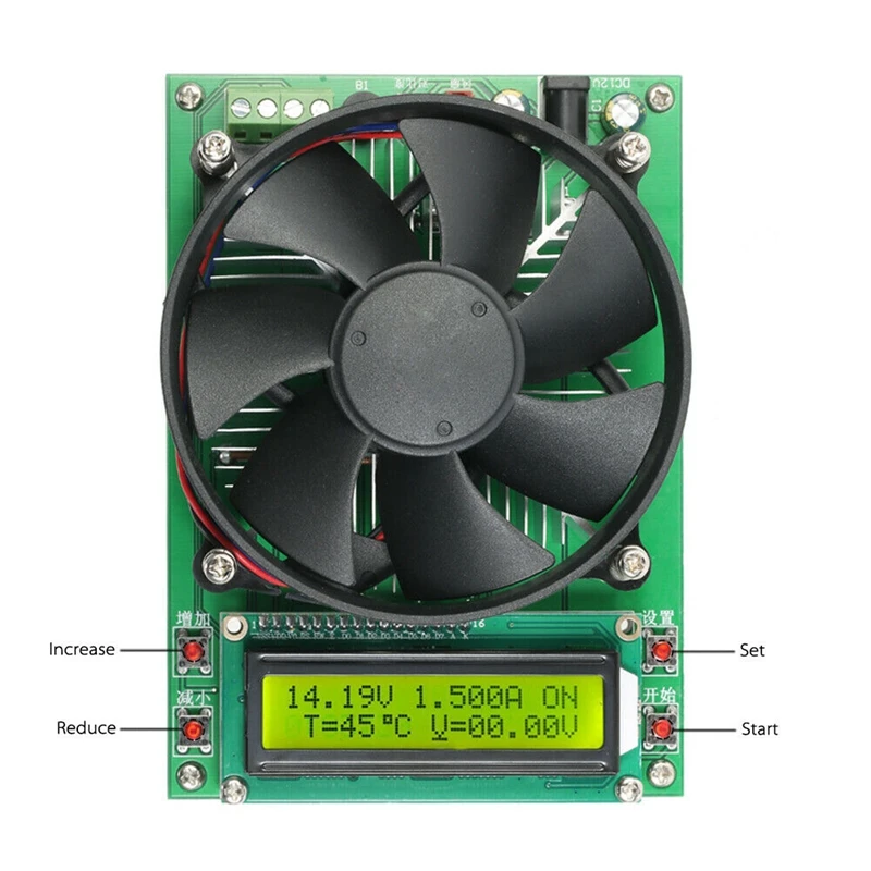 150W электронная ЖК-доска для нагрузочный модуль 60V 10A Батарея разрядки Ёмкость метр тестер